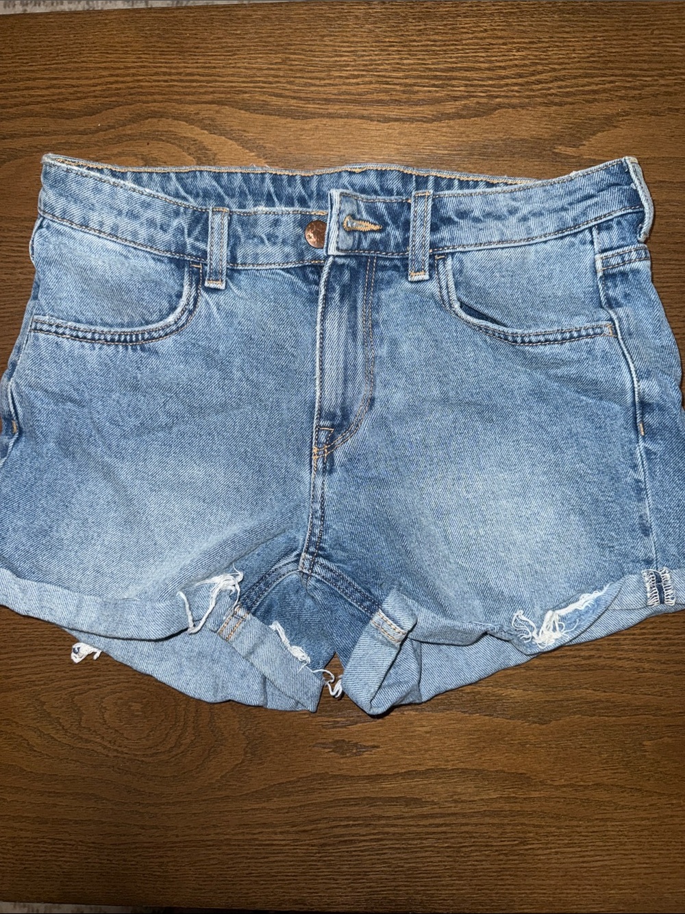Classic Light Blue Denim Women's Shorts